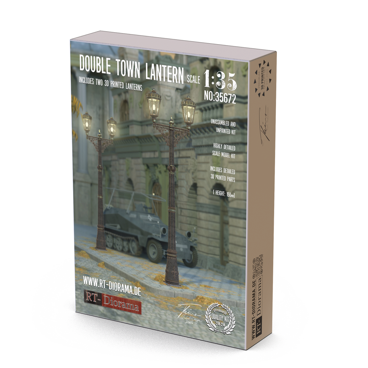 RT Diorama 1/35 Double Town Lantern Set - Hobby Sense