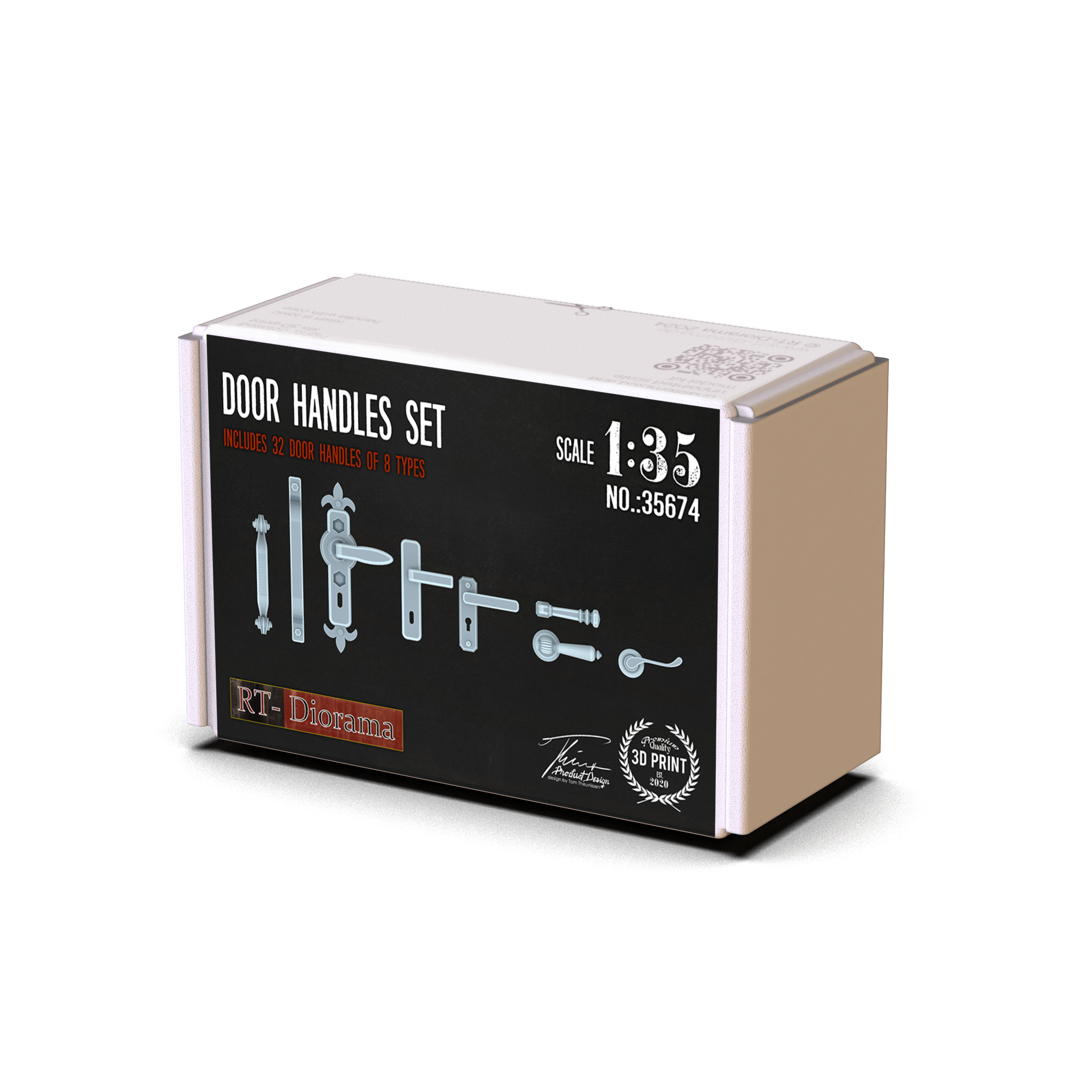 RT Diorama 1/35 Door Handles Set - Hobby Sense