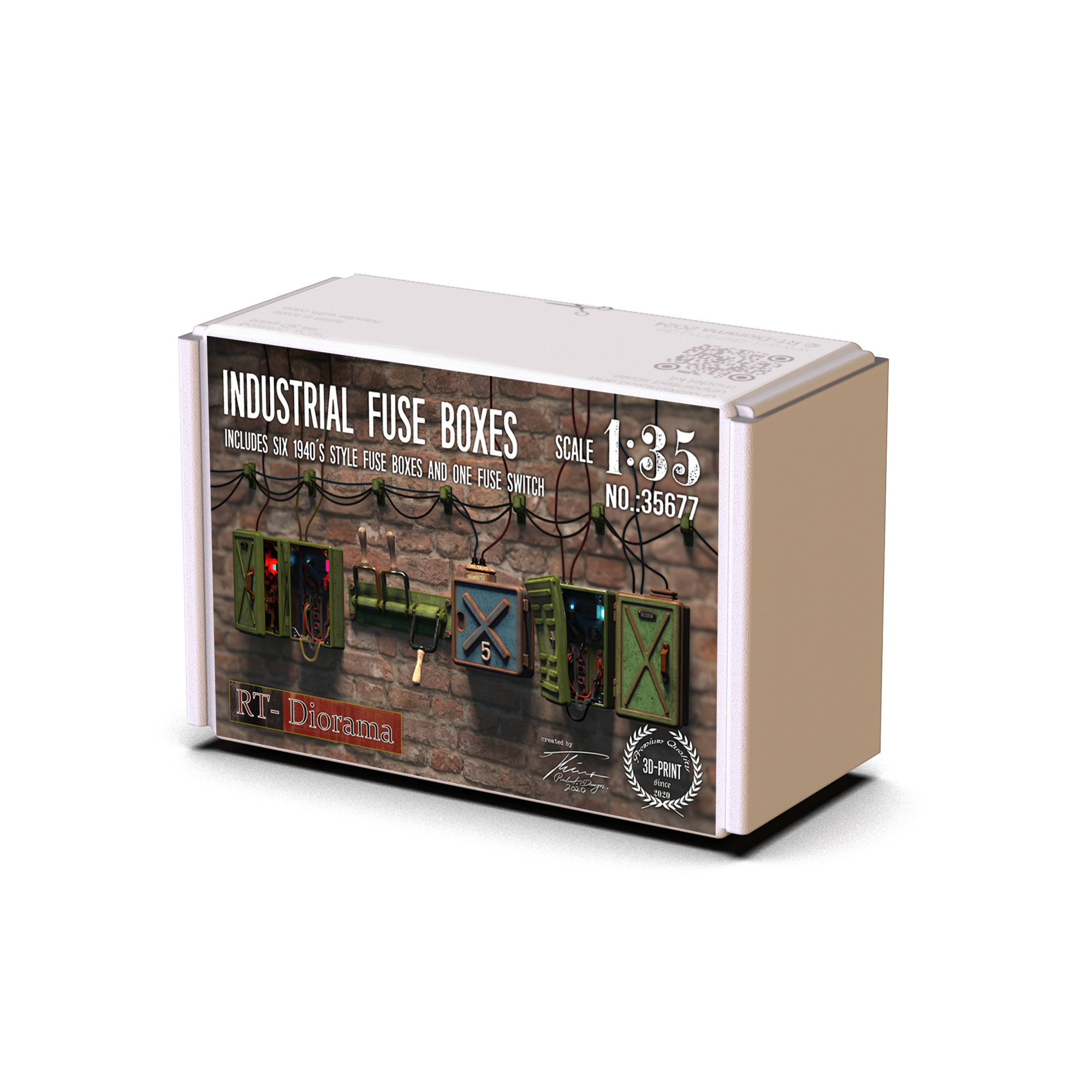 RT Diorama 1/35 Industrial Fuse Boxes - Hobby Sense