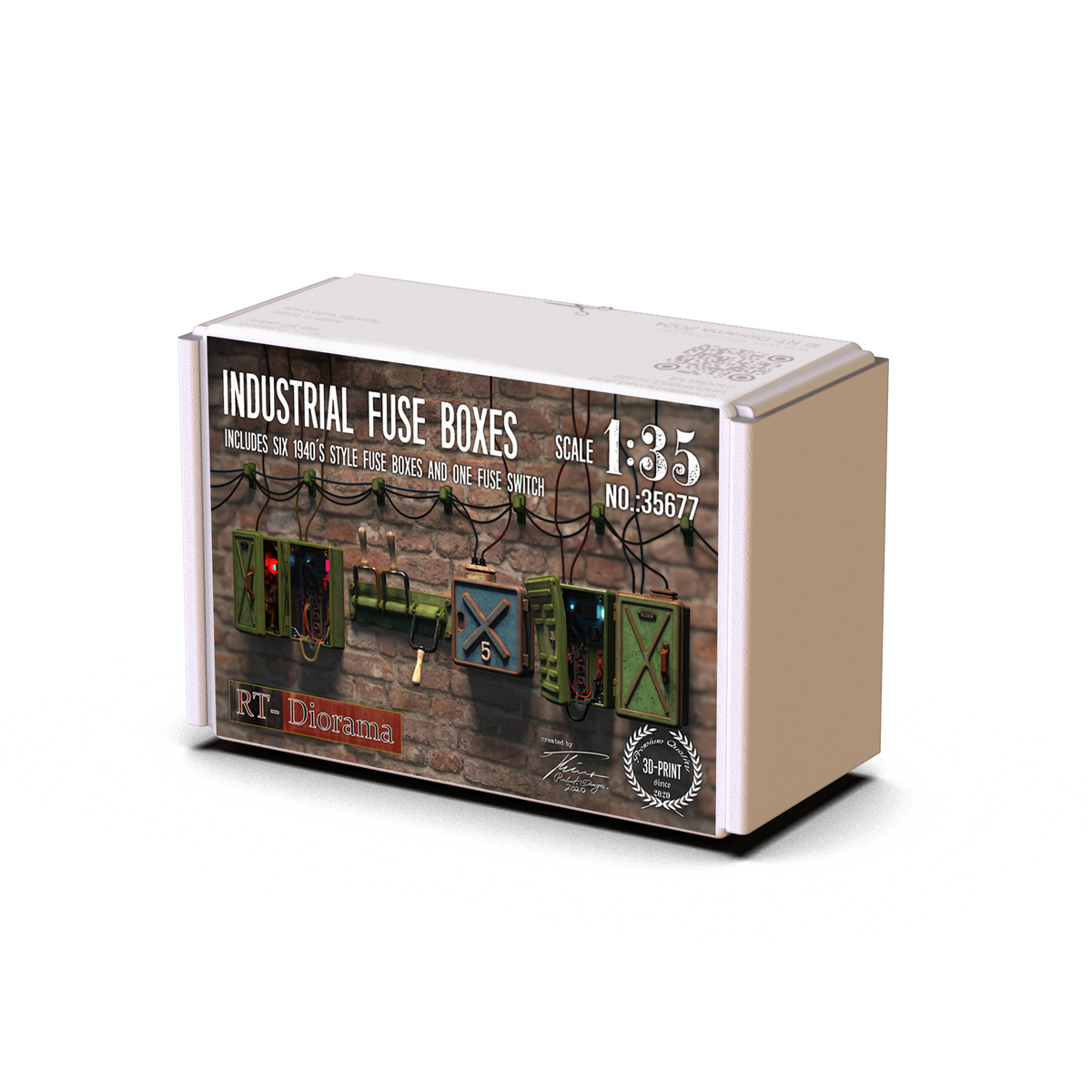 RT Diorama 1/35 Industrial Fuse Boxes - Hobby Sense