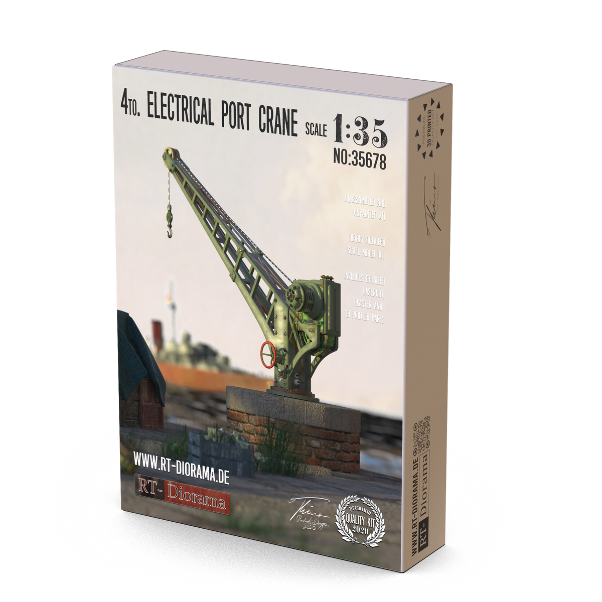 RT Diorama 1/35 4to. Electrical Port Crane - Hobby Sense