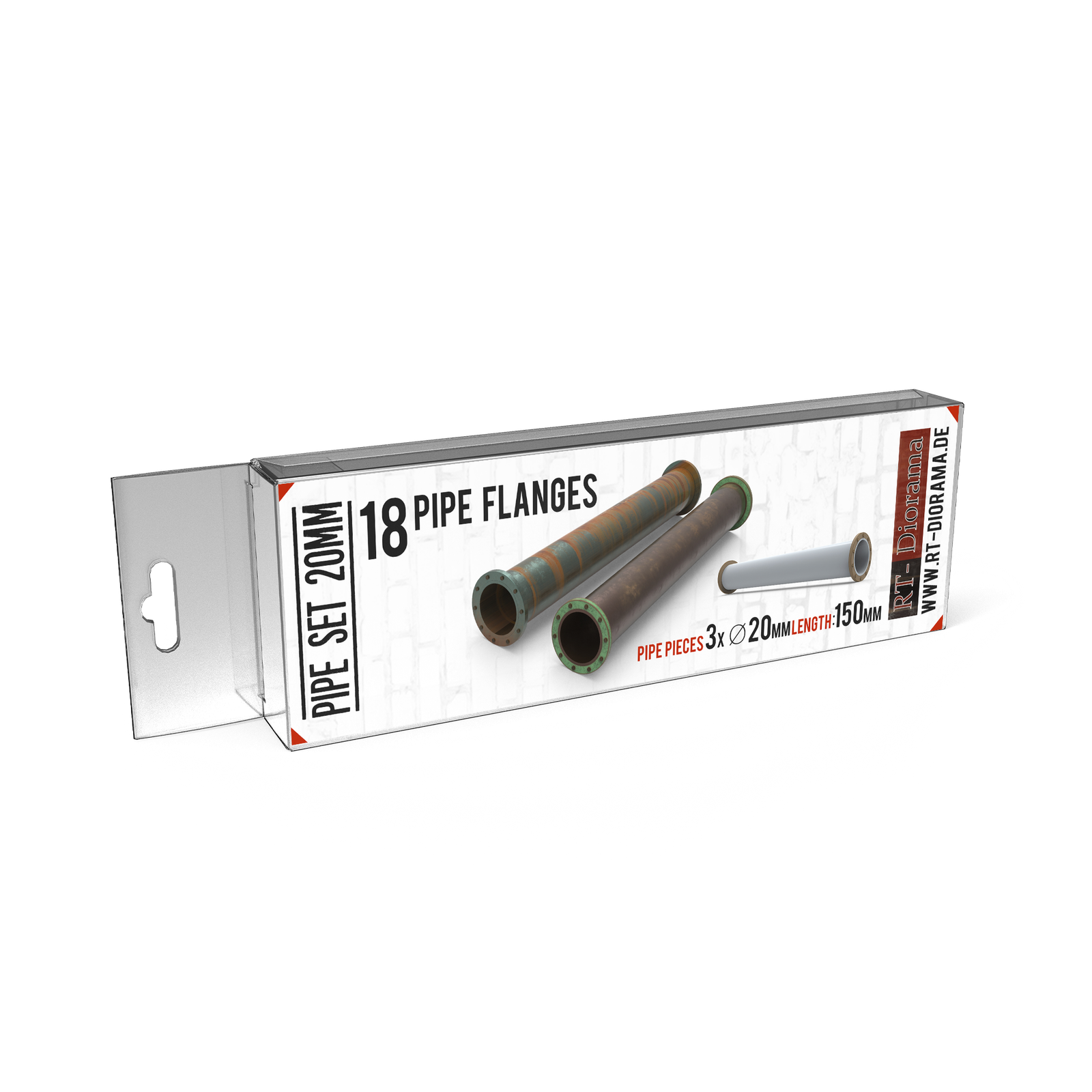 RT Diorama 1/35 Pipe Set 20mm - Hobby Sense