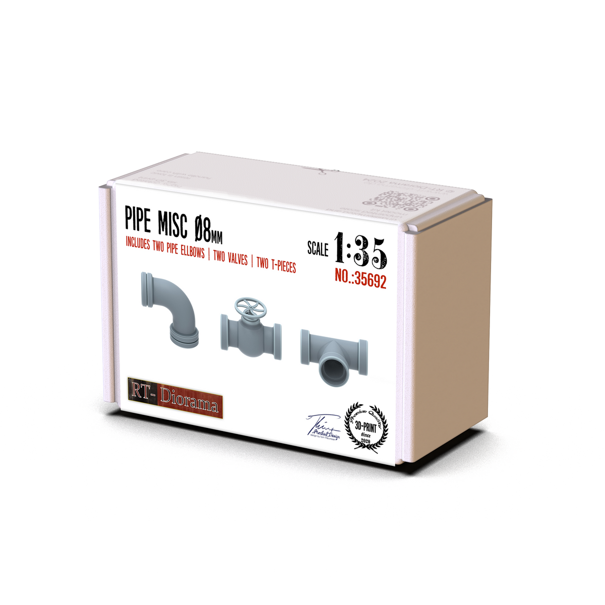 RT Diorama 1/35 Pipe Misc. 8mm - Hobby Sense