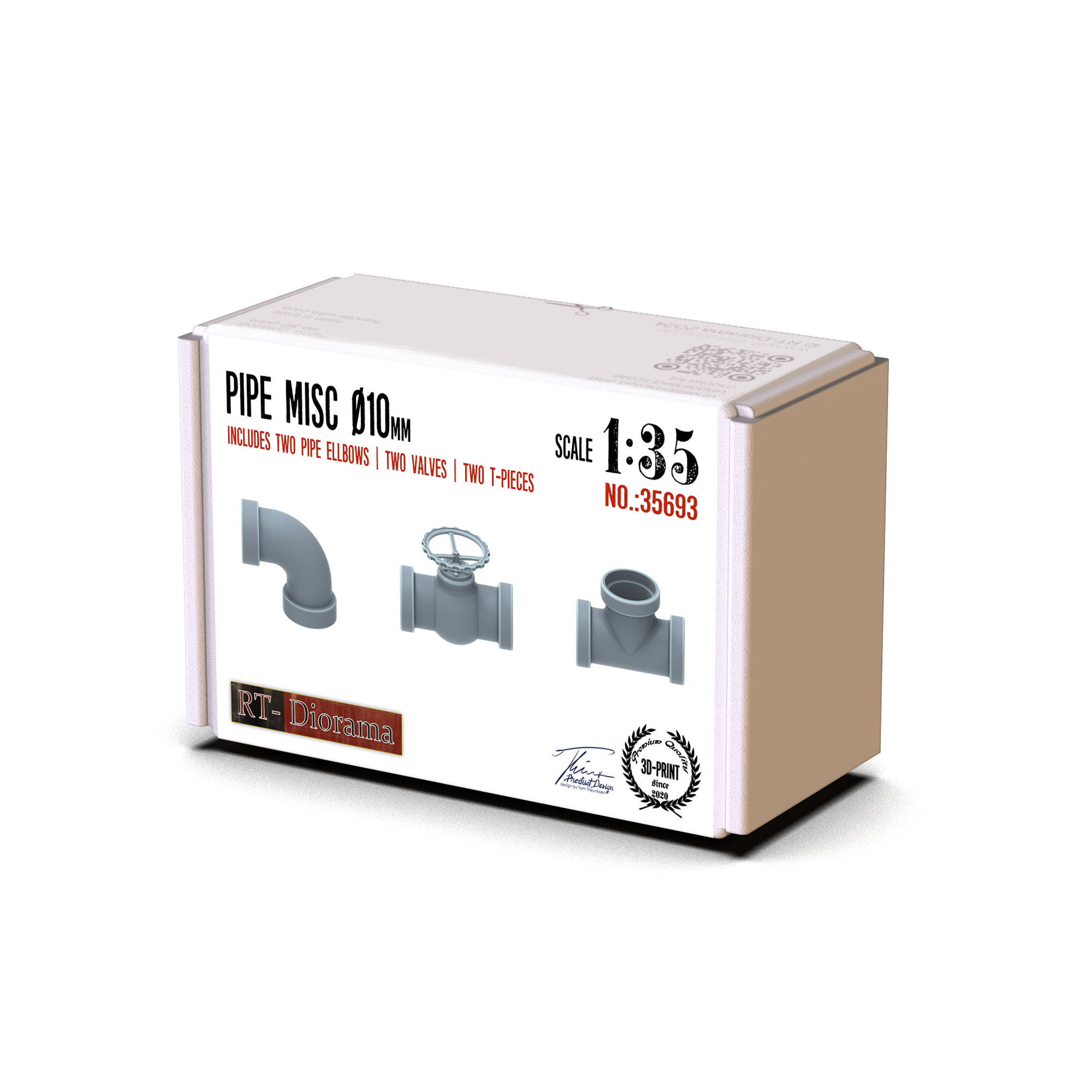 RT Diorama 1/35 Pipe Misc. 10mm - Hobby Sense