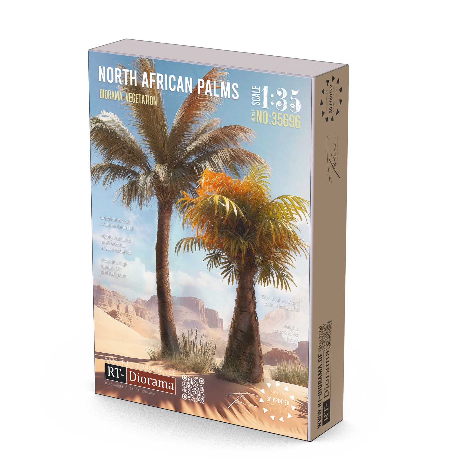 RT Diorama 1/35 North African Palms Set - Hobby Sense