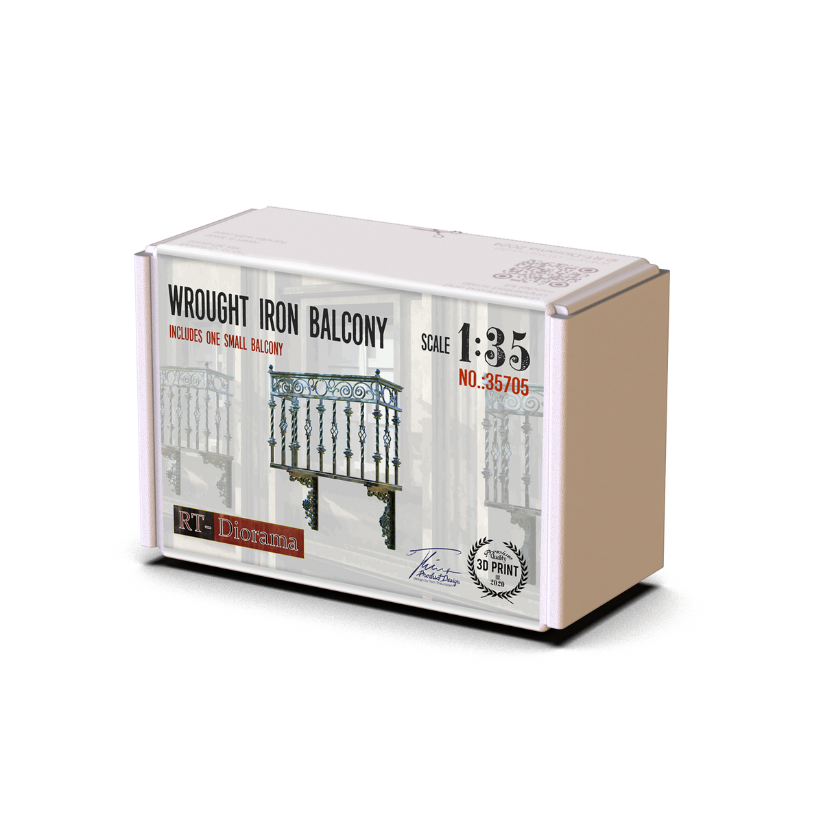 RT Diorama 1/35 Wrought Iron Balcony - Hobby Sense