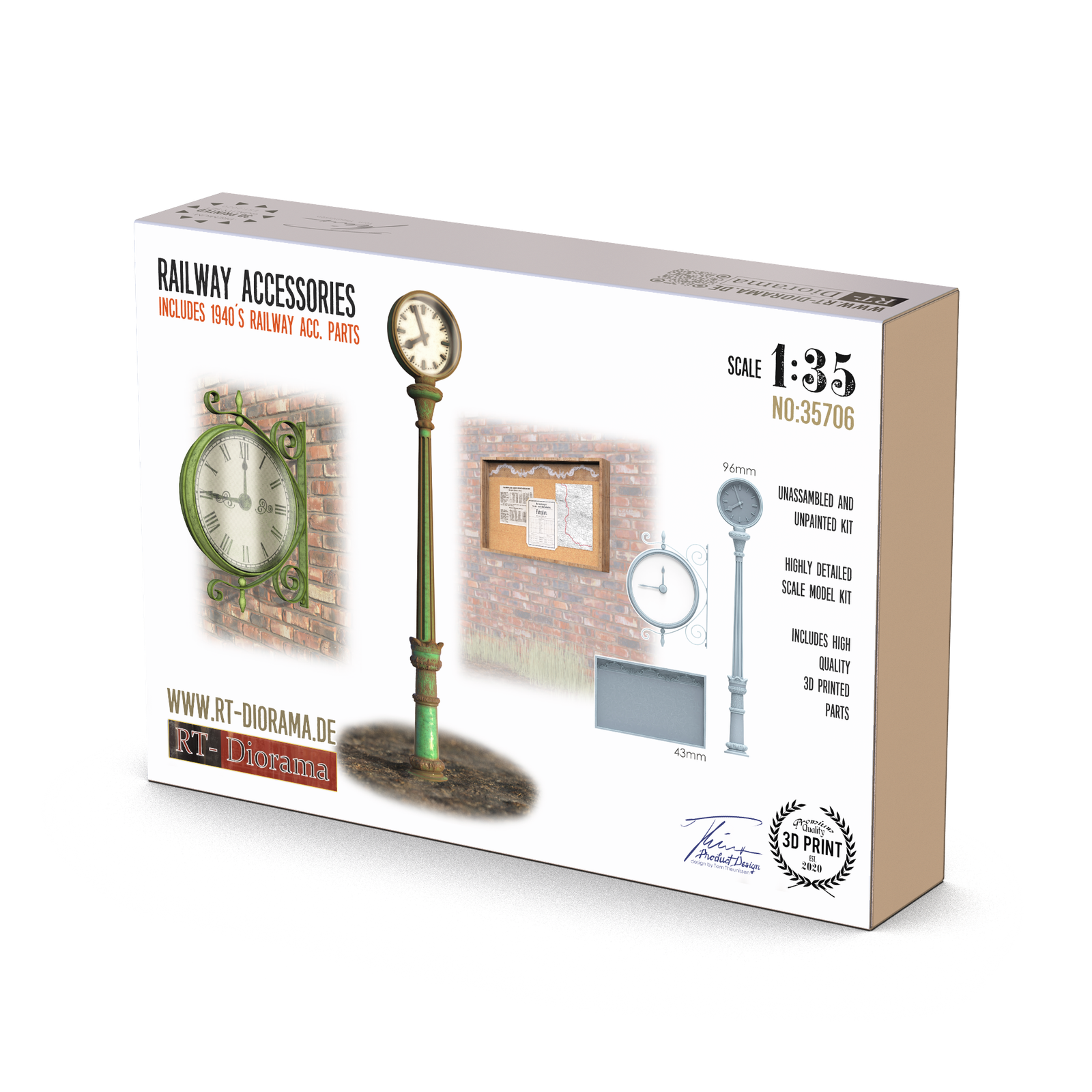 RT Diorama 1/35 Railway Accessories - Hobby Sense