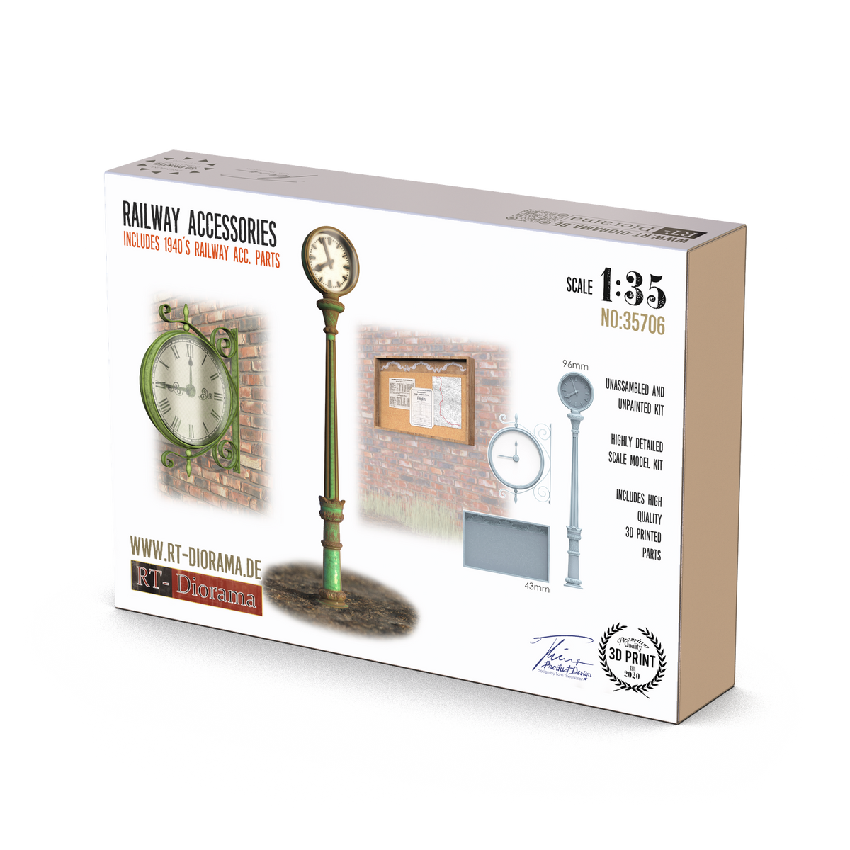 RT Diorama 1/35 Railway Accessories - Hobby Sense