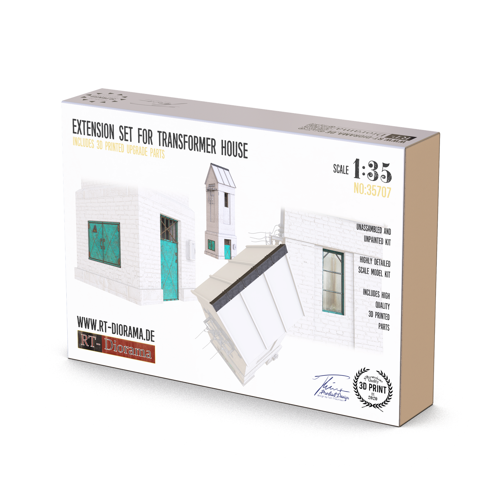 RT Diorama 1/35 Extension Set Transformer House - Hobby Sense