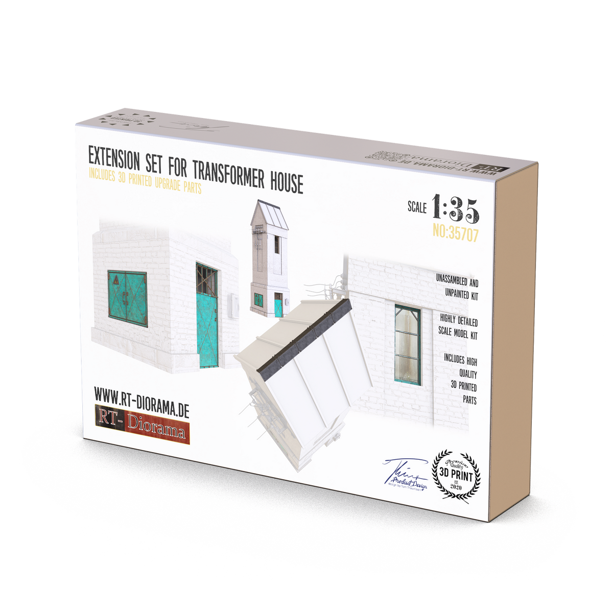 RT Diorama 1/35 Extension Set Transformer House - Hobby Sense