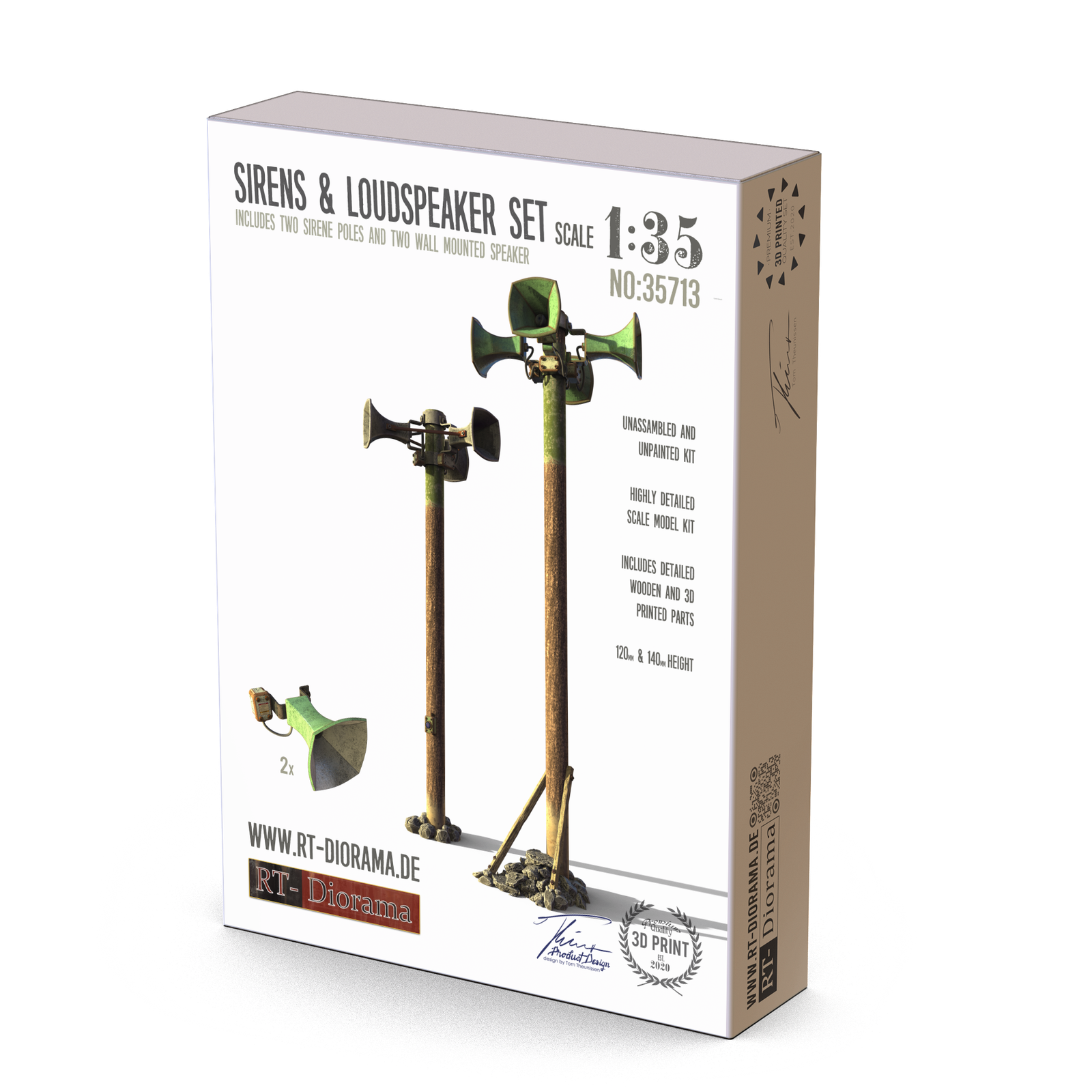 RT Diorama 1/35 Sirens & Loudspeaker Set - Hobby Sense