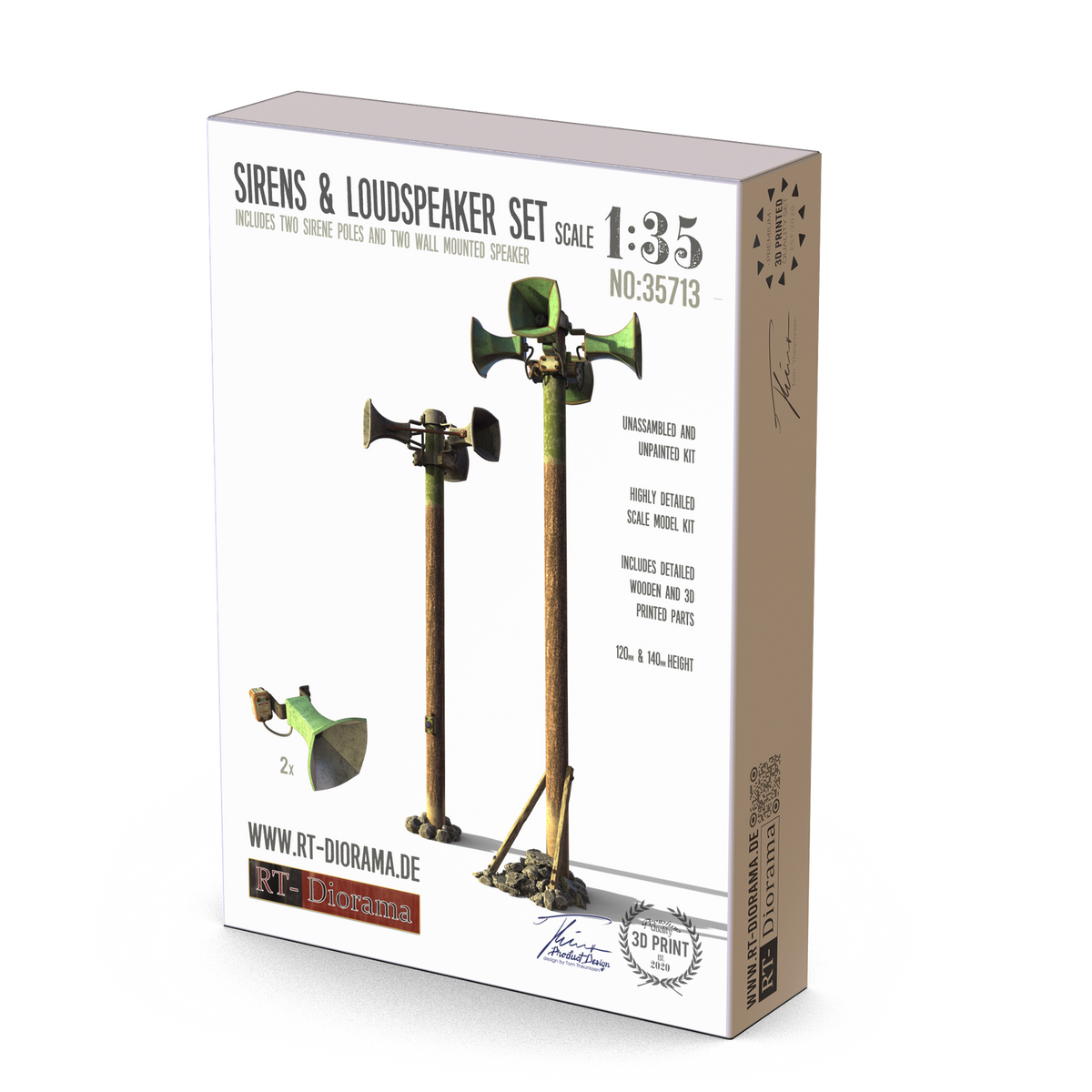 RT Diorama 1/35 Sirens & Loudspeaker Set - Hobby Sense
