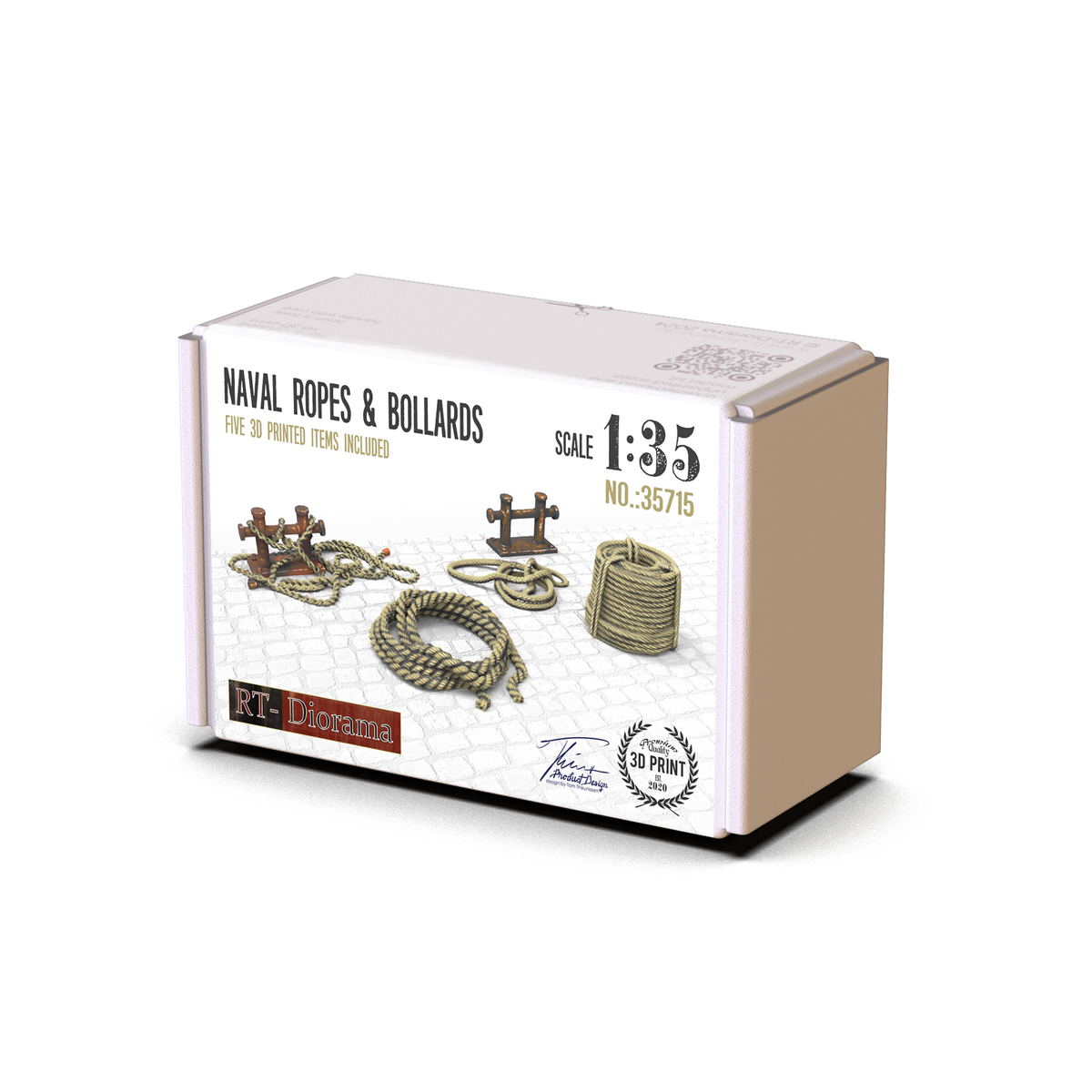 RT Diorama 1/35 Naval Ropes & Bollards - Hobby Sense