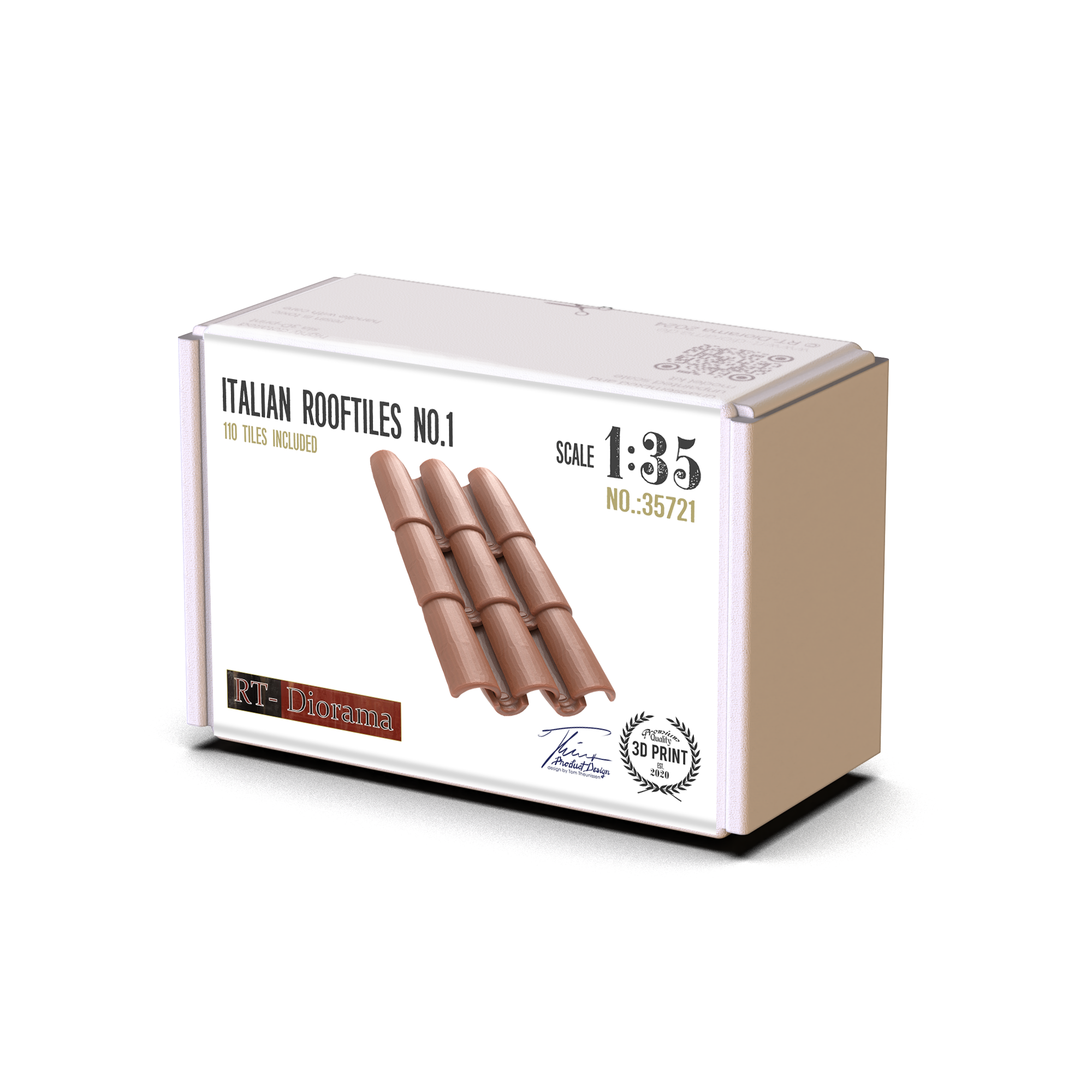 RT Diorama 1/35 Italian Rooftiles no.1 - Hobby Sense