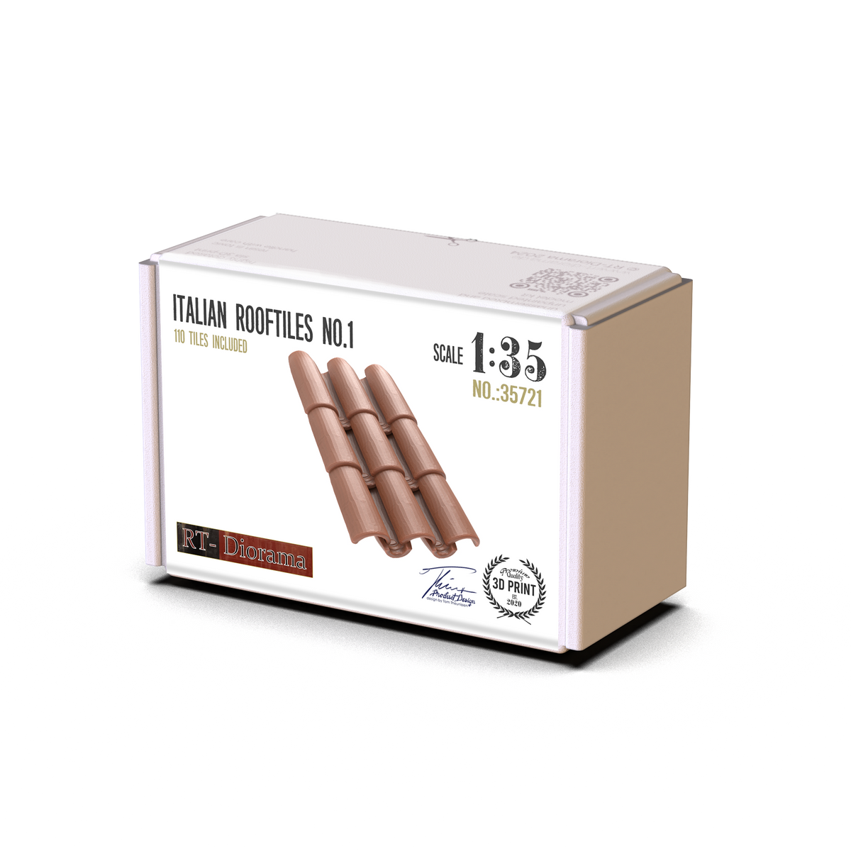 RT Diorama 1/35 Italian Rooftiles no.1 - Hobby Sense