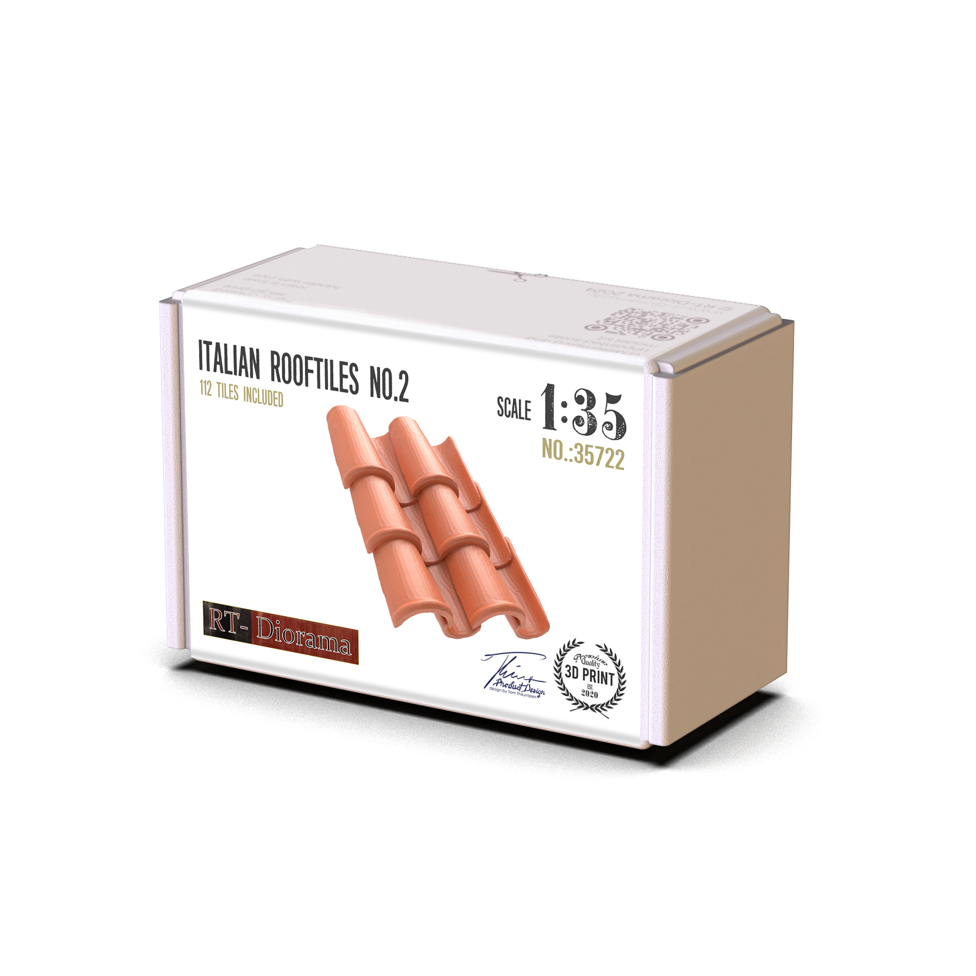 RT Diorama 1/35 Italian Rooftiles no.2 - Hobby Sense