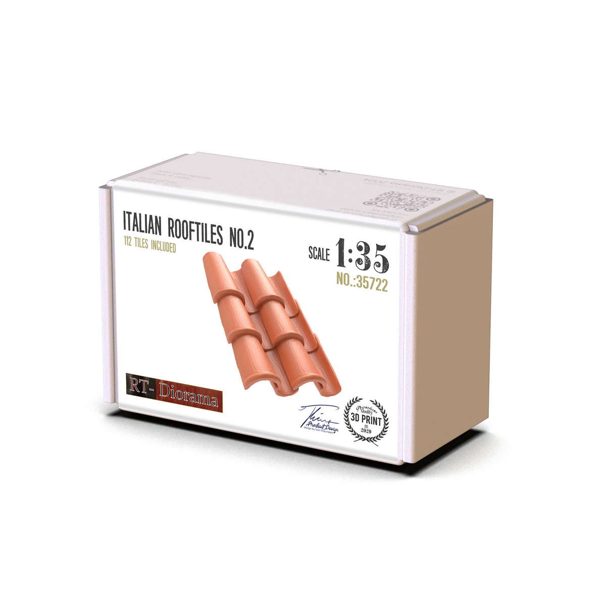 RT Diorama 1/35 Italian Rooftiles no.2 - Hobby Sense