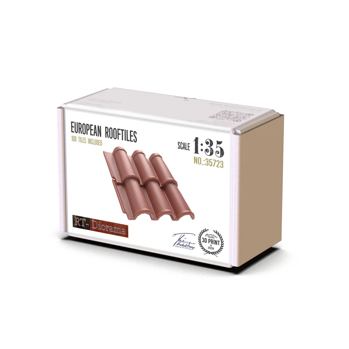 RT Diorama 1/35 European Rooftiles - Hobby Sense