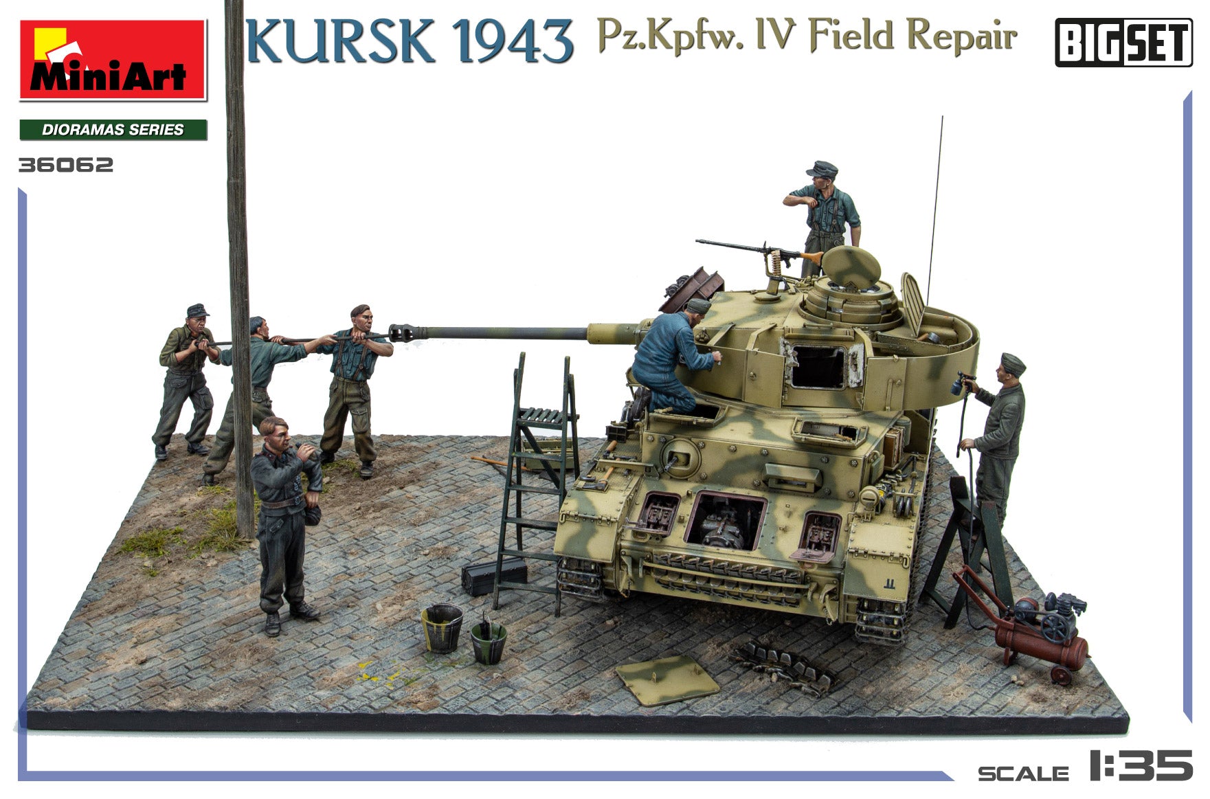 1/35 Kursk 1943. Pz.Kpfw. IV Field Repair, Big Set