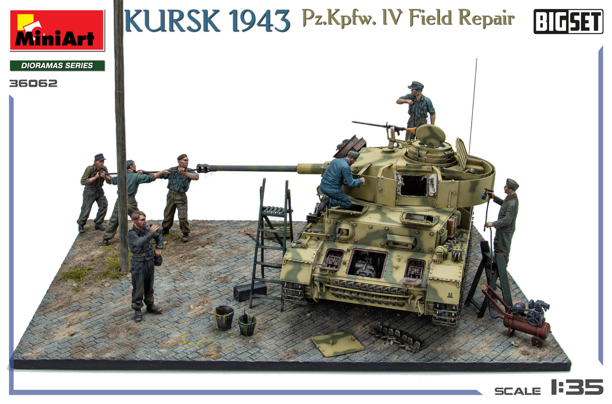 1/35 Kursk 1943. Pz.Kpfw. IV Field Repair, Big Set