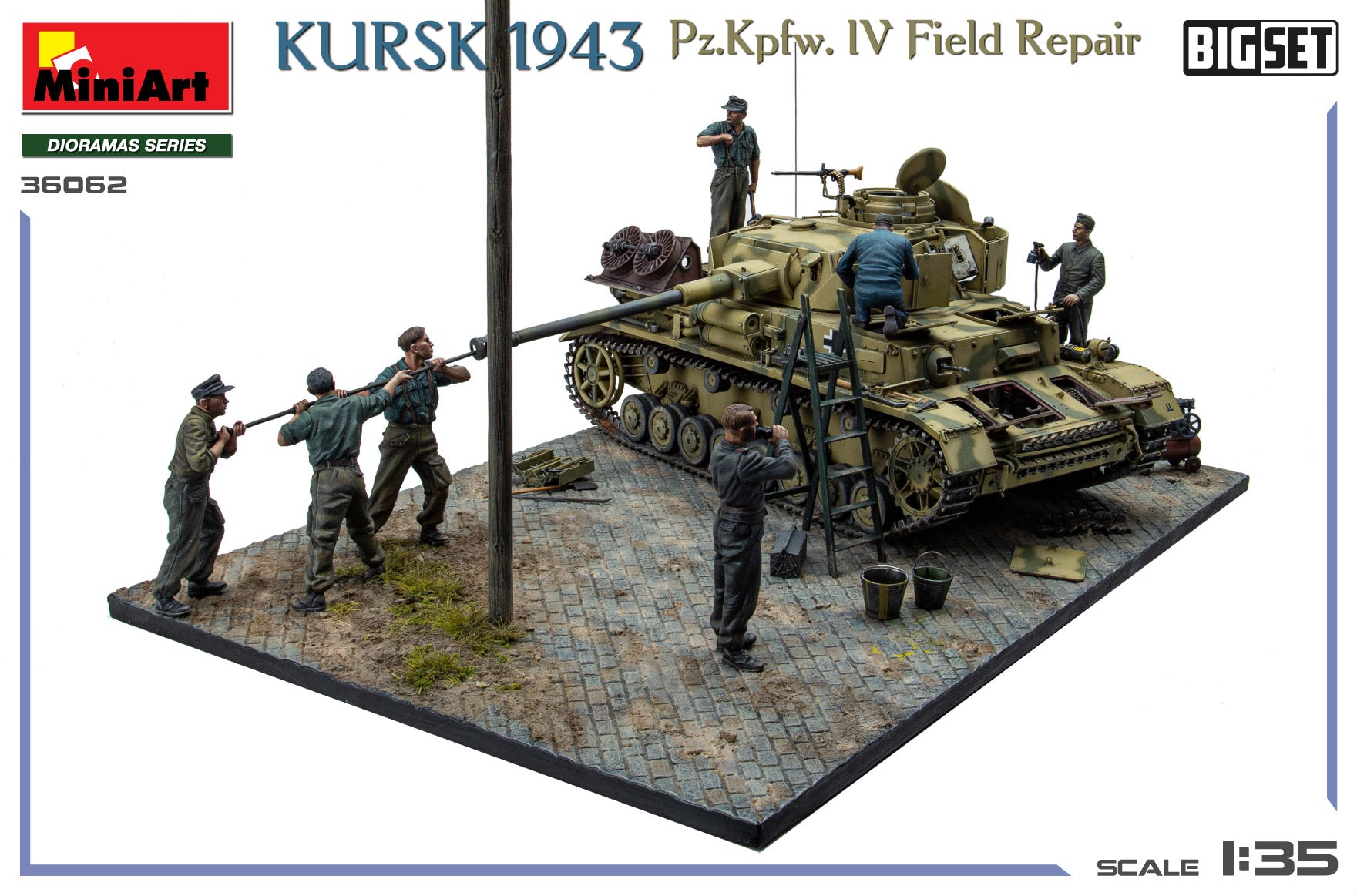 1/35 Kursk 1943. Pz.Kpfw. IV Field Repair, Big Set