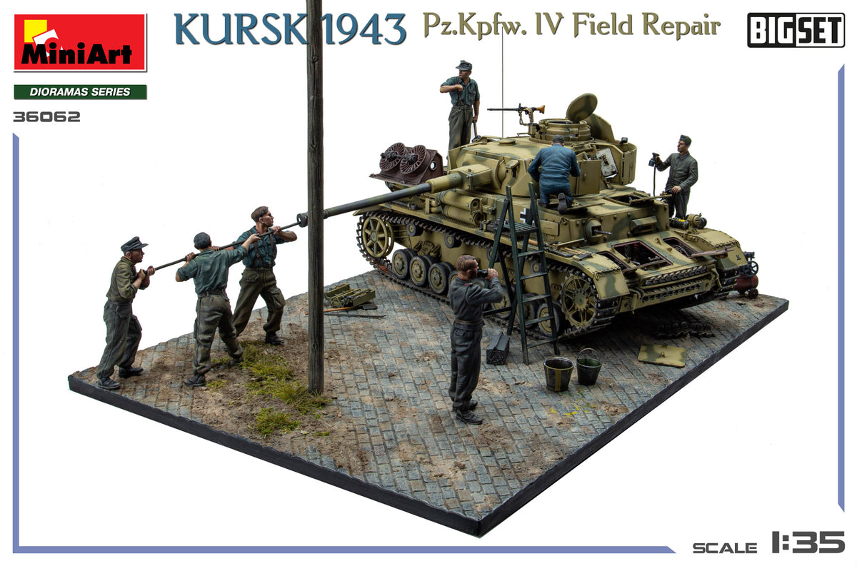 1/35 Kursk 1943. Pz.Kpfw. IV Field Repair, Big Set