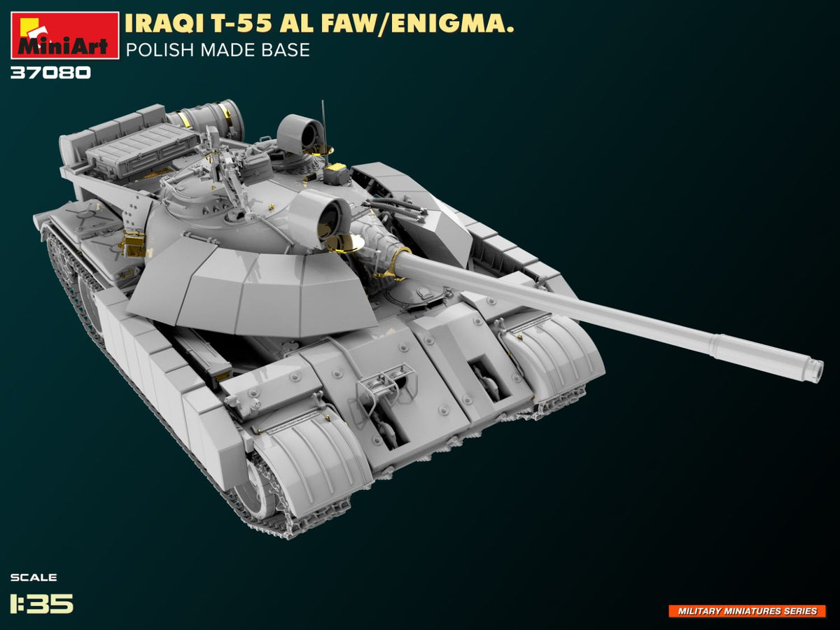 1/35 Iraqi T55 Al Faw/Enigma. Polish Made Base - Hobby Sense