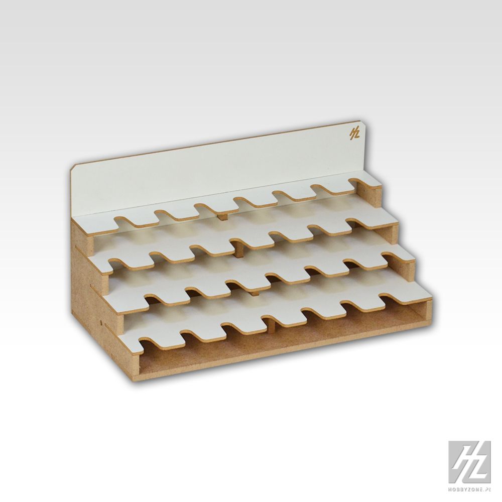 HobbyZone Modular Workshop System Oil Paints Module. Storage module with 28 oblong 15mm slots - Hobby Sense
