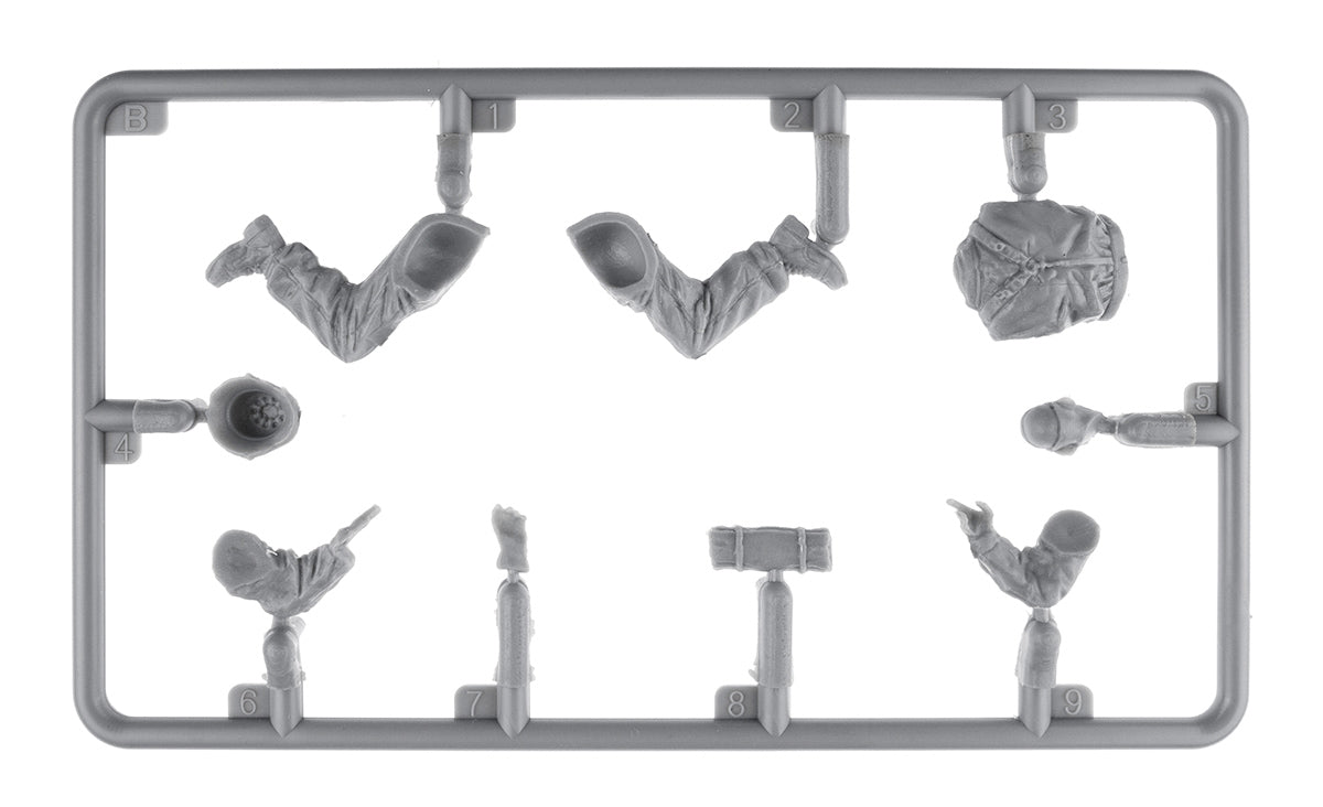 1/35 German Tank Riders Set 1. Resin Heads - Hobby Sense