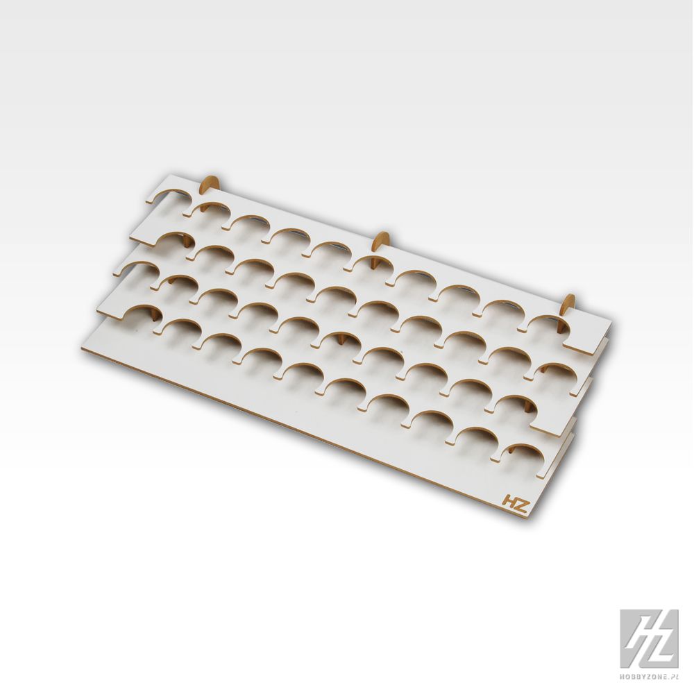 HobbyZone Paint Stand - 36mm with 40 round 36mm slots - Hobby Sense