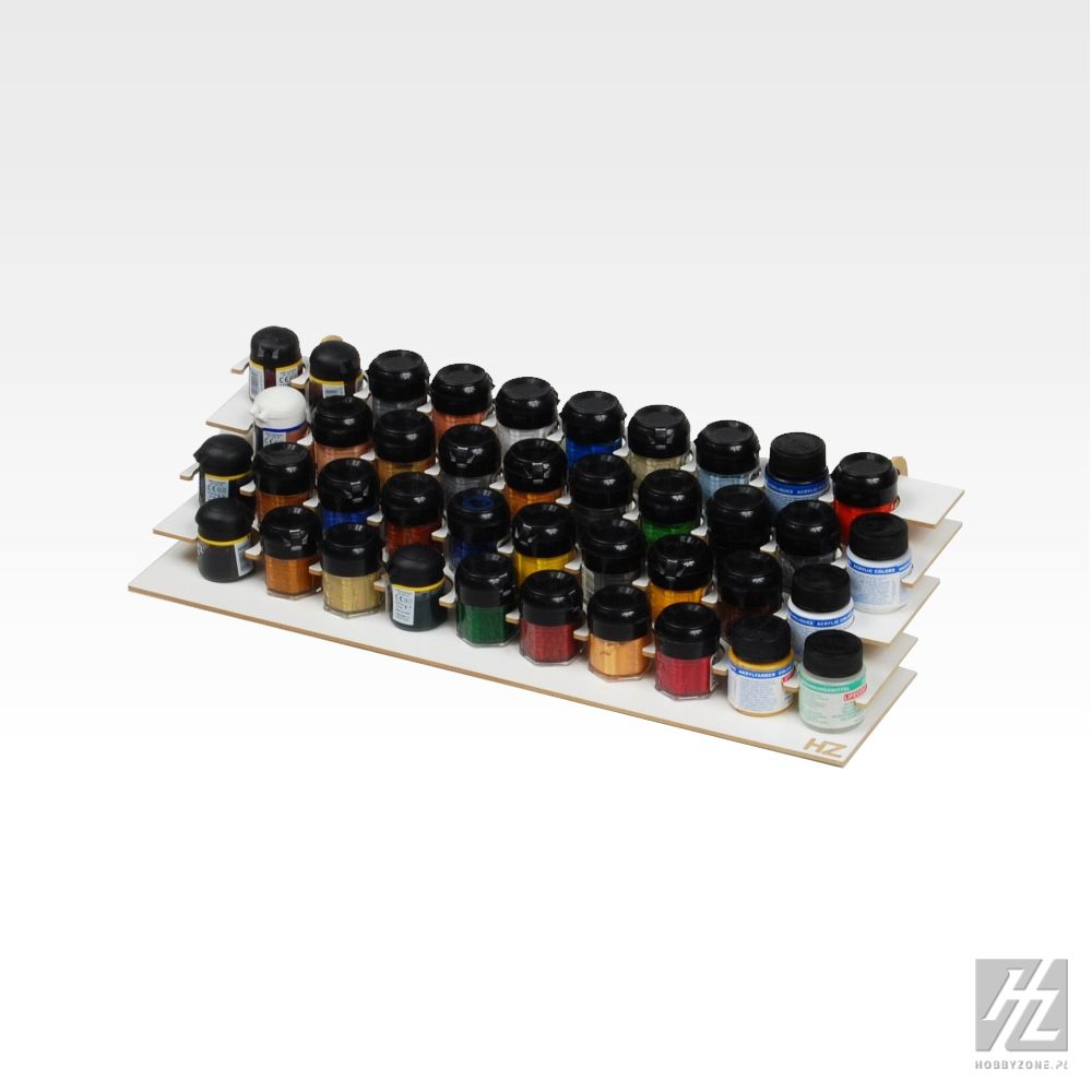 HobbyZone Paint Stand - 36mm with 40 round 36mm slots - Hobby Sense