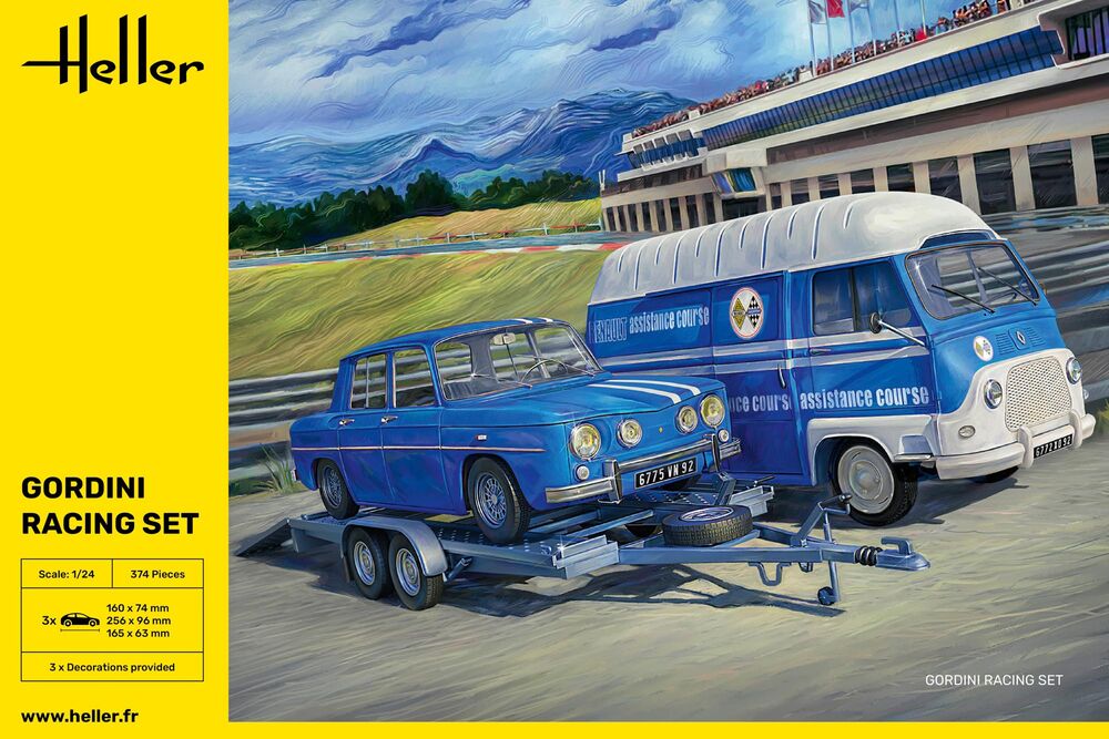 Heller 1/24 Gordini Racing Set - Hobby Sense