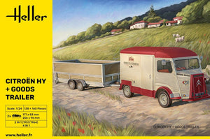 1/24 Citroen HY and Goods Trailer