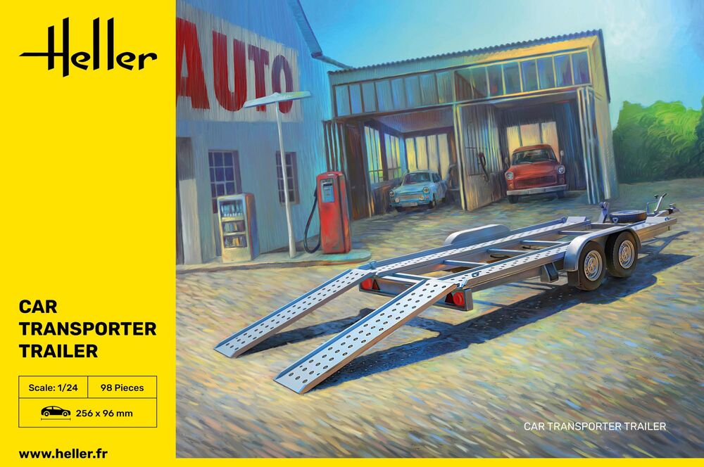 1/24 Car Transporter Trailer - Hobby Sense