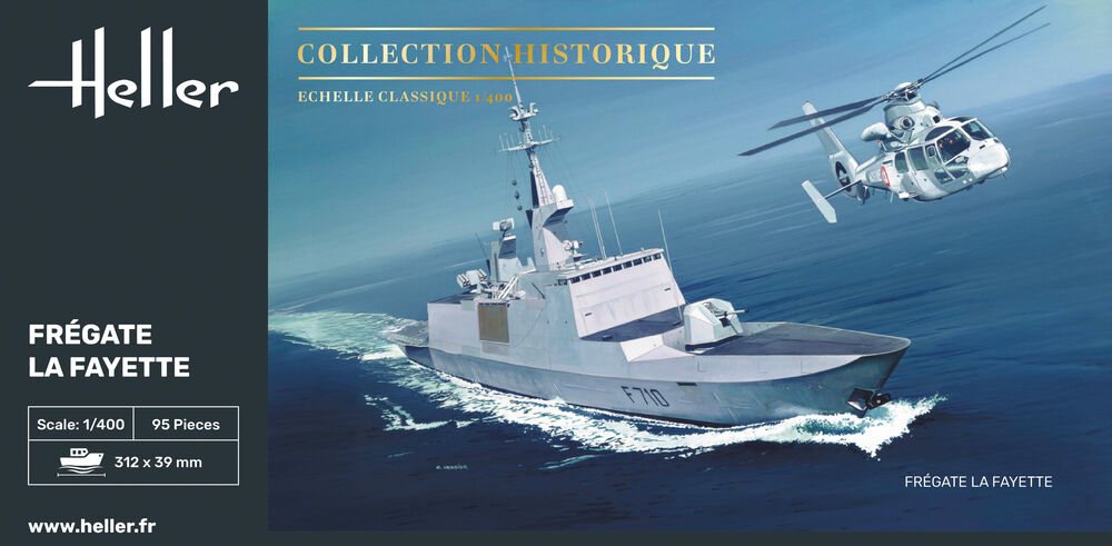 Heller 1/400 Fregate La Fayette - Hobby Sense