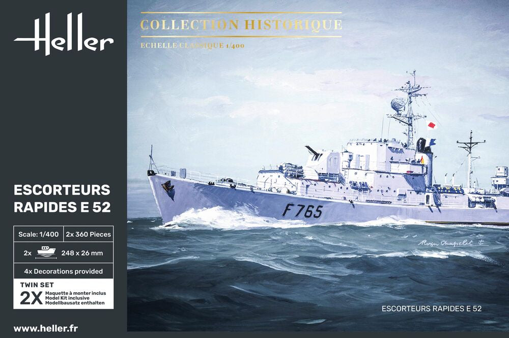 1/400 Escorteurs Rapides E 52 Collection Historique - Hobby Sense