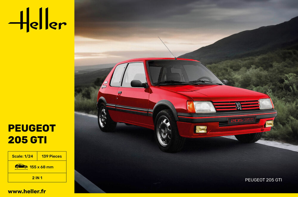 Heller 1/24 Peugeot 205 GTI - Hobby Sense