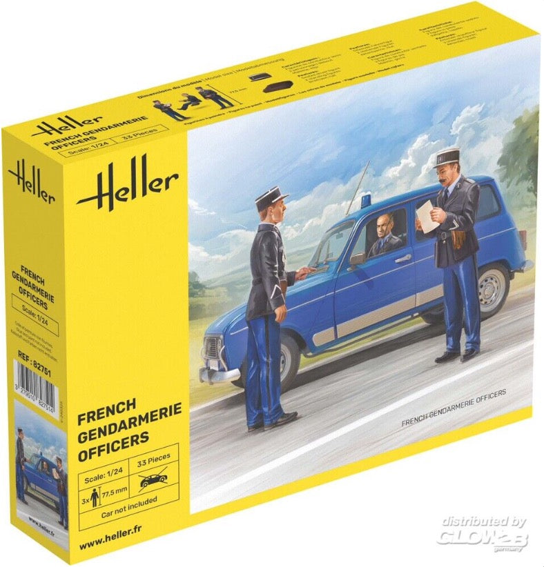 Heller 1/24 French Gendarmerie Officers - Hobby Sense
