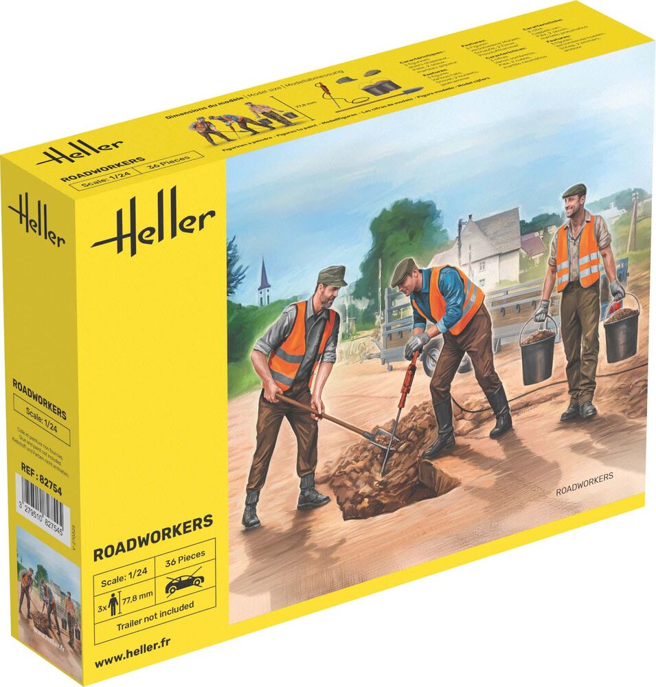 Heller 1/24 Road Workers - Hobby Sense