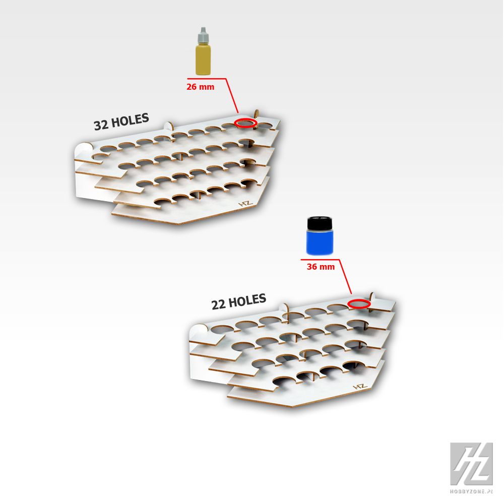 HobbyZone Corner Paint Stand - 26mm - Hobby Sense
