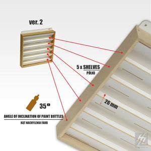 HobbyZone Paint Hanger - 26mm - Hobby Sense