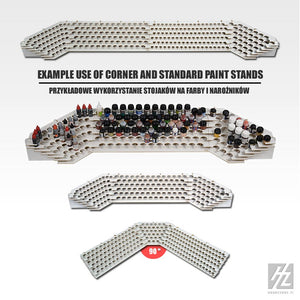 HobbyZone Stands/Racks and Hangers for Paints Large Paint Stand with 60 Round 41mm Slots - Hobby Sense