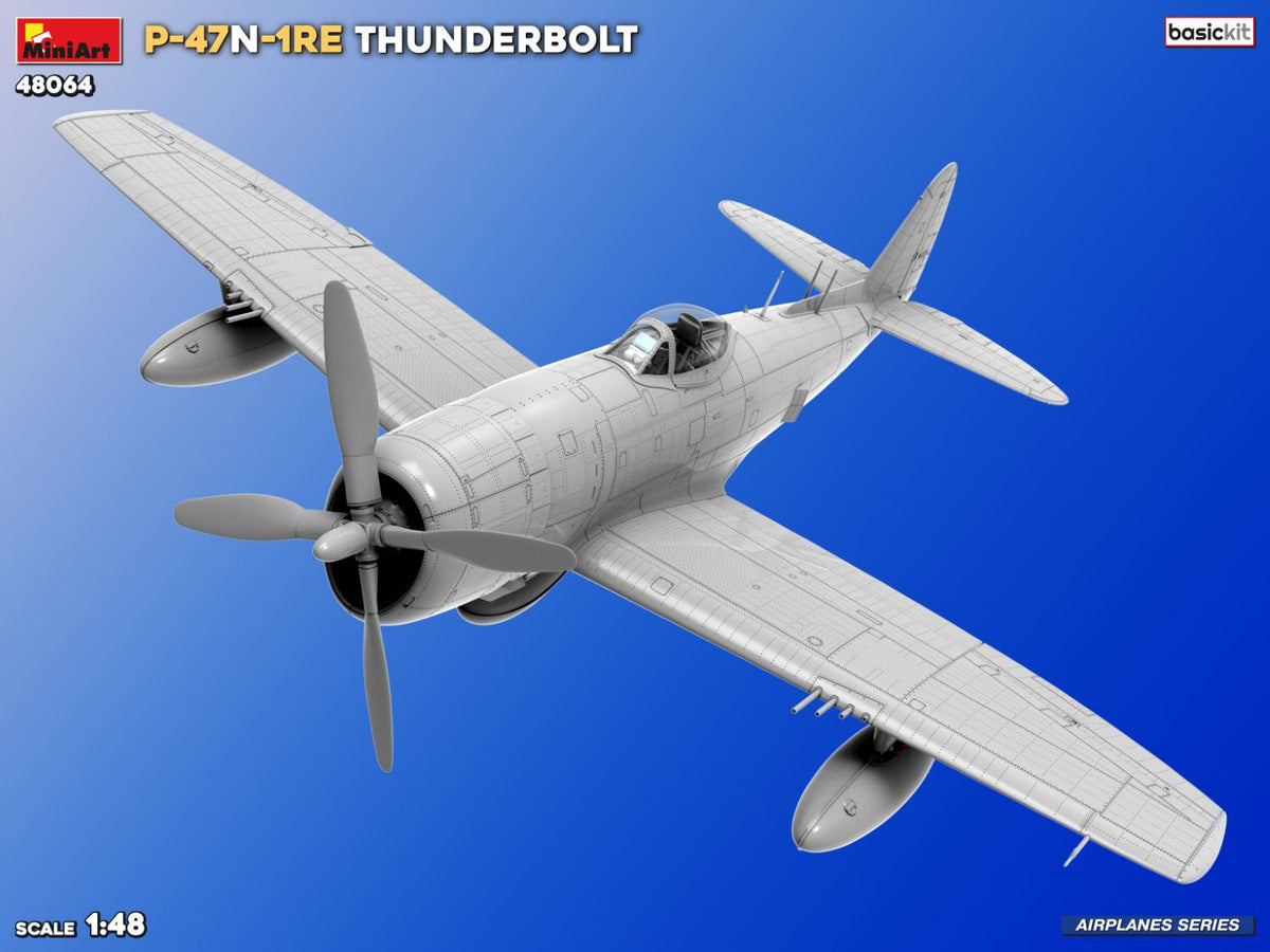 1/48 P47N-1RE Thunderbolt, Basic kit - Hobby Sense