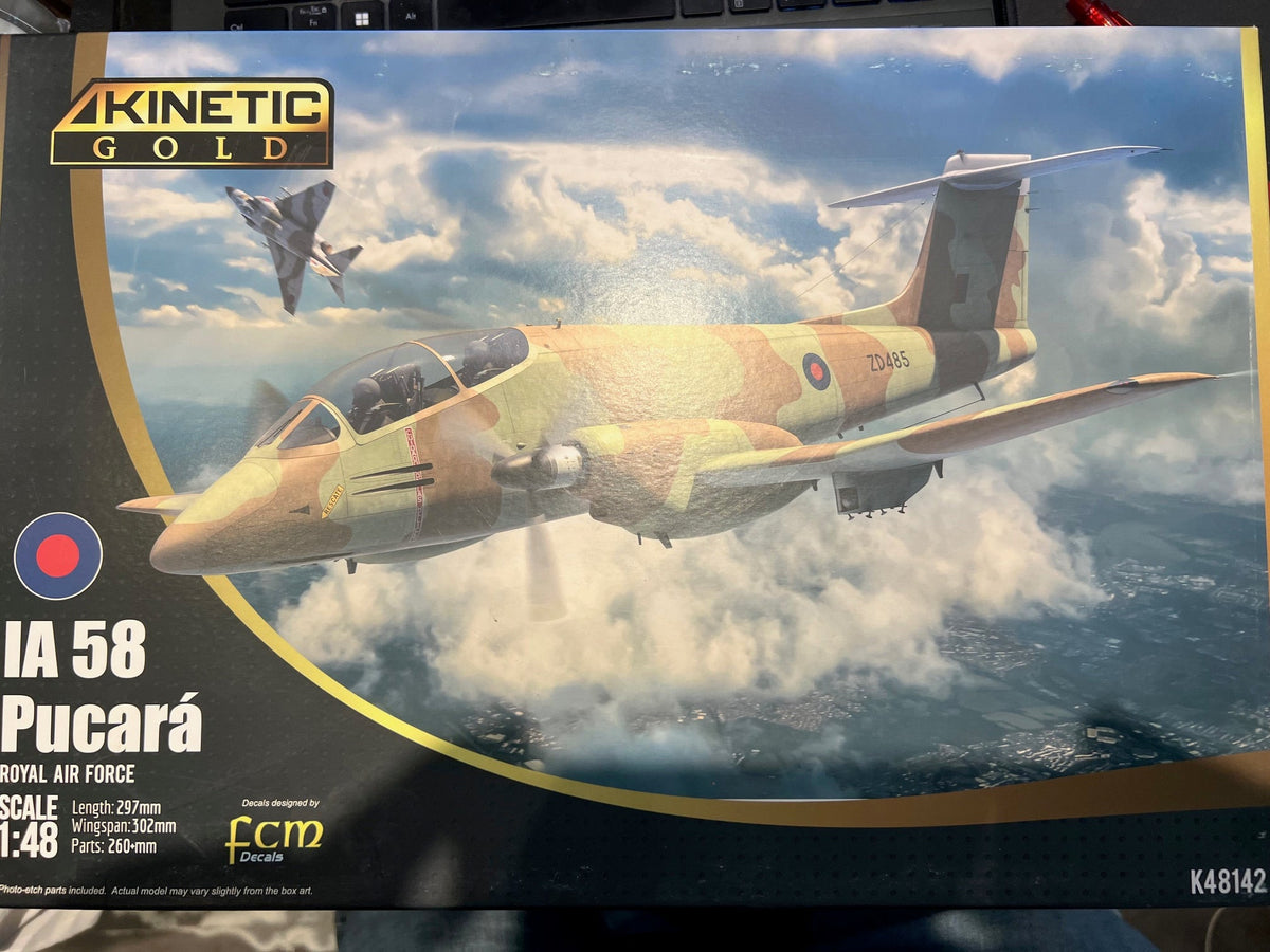 Kinetic 1/48 IA-58 Pucara Royal Air Force - Hobby Sense