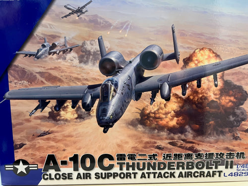 1/48 US Air Force A10C Thunderbolt II Close Air Support Attack Aircraft - Hobby Sense