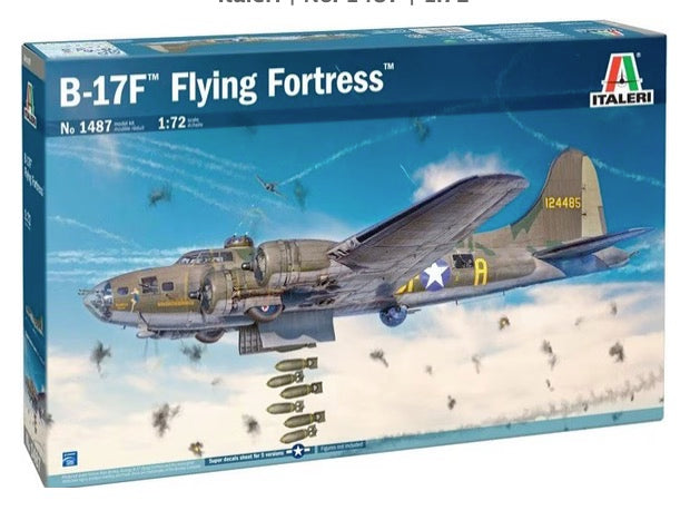 Italeri 1/72 B17F Flying Fortress - Hobby Sense