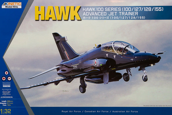 Kinetic 1/32 Hawk 100 Series (100/127/128/155) Advanced Jet Trainer w/Canadian Markings - Hobby Sense