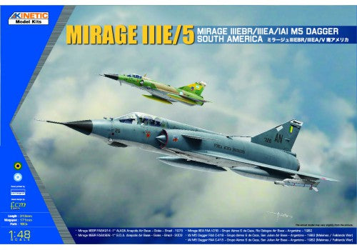 1/48 Mirage IIIE/V Mirage IIIEBR/IIIEA/V South America - Hobby Sense