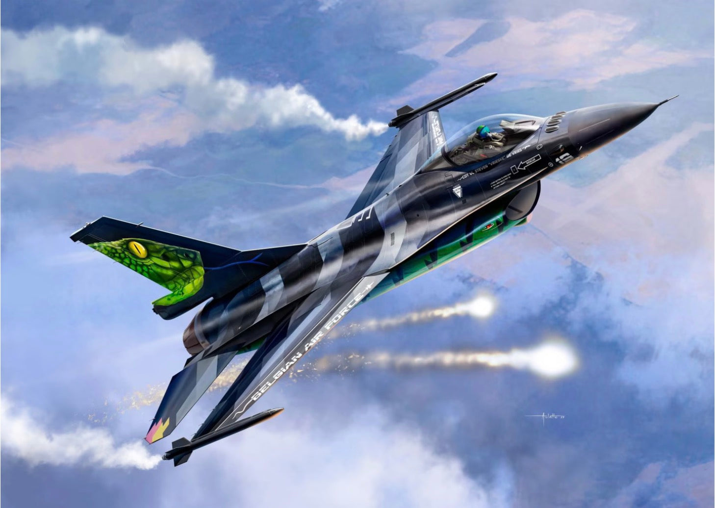 Kinetic 1/48 F16A MLU Dream Viper, Belgian AF - Hobby Sense