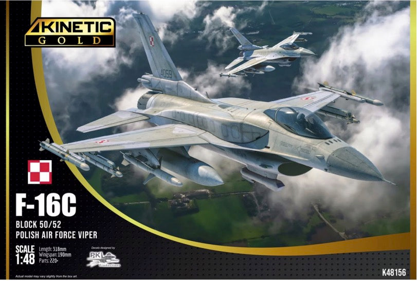 Kinetic 1/48 F16C Block 50/52 Polish Air Force Viper